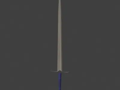 Dark Souls Longsword - Game Ready Low-poly 3D model
