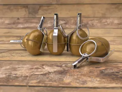 RGD-5 - Grenade Low-poly 3D model