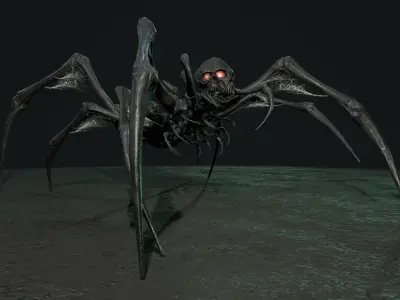 Undeath Spider 2 Low-poly 3D model