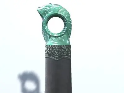 Green Destiny Free low-poly 3D model