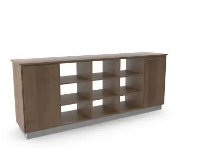 Cabinet of books A Free 3D model