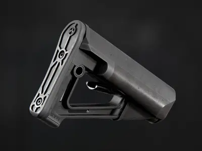 Magpul STR Low-poly 3D model