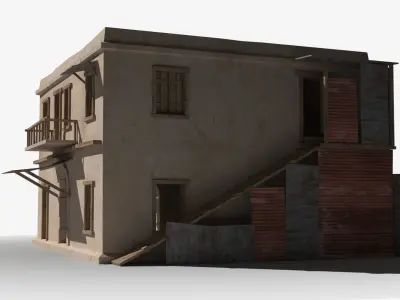 Arab x31 Low-poly 3D model