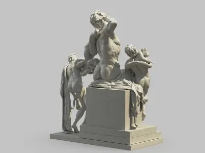 Laocoon and His Sons 3D model