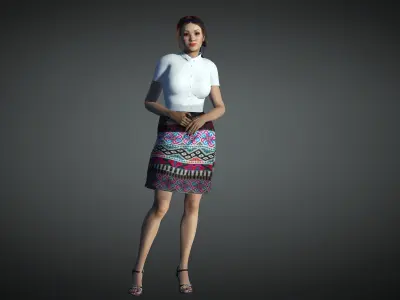 Khaub ncaw clothes 3D model