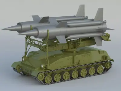 2K11 Krug SA-4 Ganef 3D model