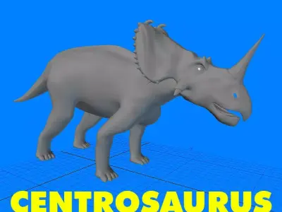 Centrosaurus triceratops 3D model