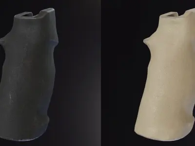 Sierra AR-15 SPR Handgrip Low-poly 3D model