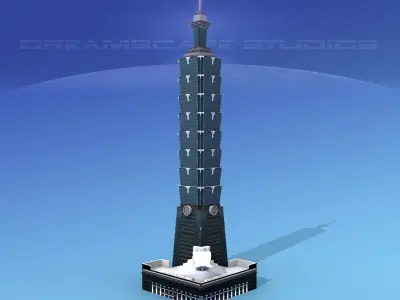 Taipei 101 World Financial Center 3D model
