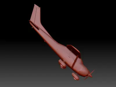 Cessna 182 Skyline ultralight airplane for 3D Print 3D print model