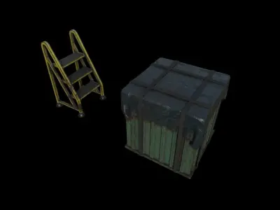 Industrial Props Pack 1 Low-poly 3D model