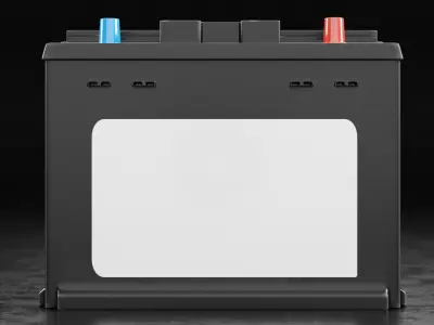 Car Battery Type A 3D model