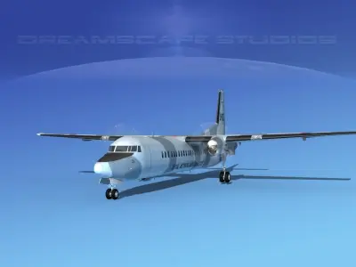 Fokker F-60 Royal Netherlands Air Force 2 3D model