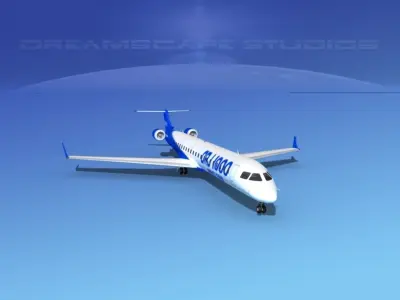 Bombardier CRJ1000 Bombardier 3D model