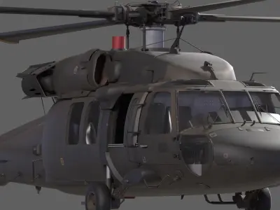 Sikorsky UH-60 Black Hawk 3D model