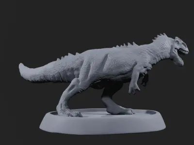 Allosaurus Miniature 3D print model