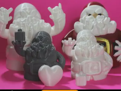 Grumpy Santa Free 3D print model