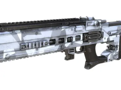 sci-fi RIFLE01 3D model