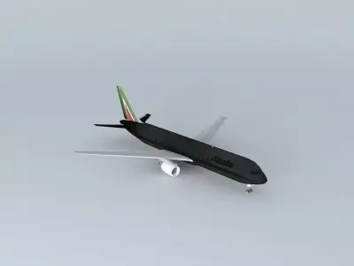 Alitalia Boeing 767 300 Free 3D model