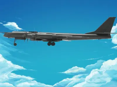 Trumpeter Tupolev Tu-95MS 3D model