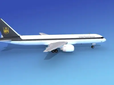 Boeing 757-200 UPS 3D model