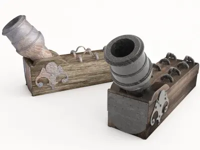 Cannon vol 01 3D model