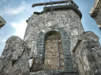 Castle Walls 3D model