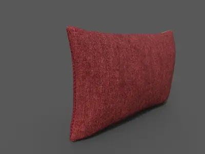 Cushion furniture Low-poly 3D model shop