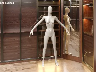 Mannequin Female 3D model