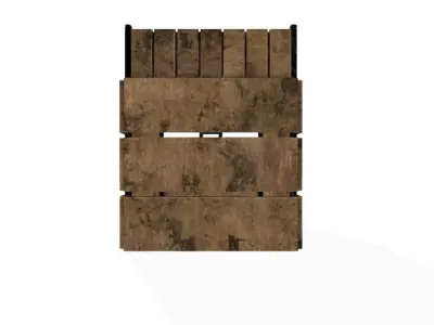 Gun Tower 3 Free low-poly 3D model