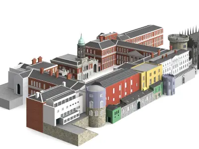 Dublin Castle 3D model