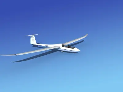 Duo Discus Sailplane 3D model