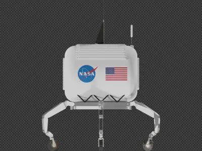 NASA ATHLETE Rover 3D model