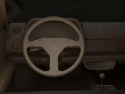 Ferrari Testarossa Free low-poly 3D model