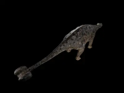 Ankylosaurs dinosaur Low-poly 3D model