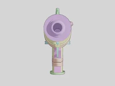 Jinx Shoker Low-poly 3D model
