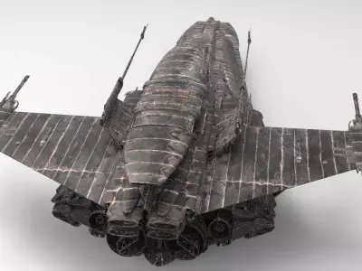 Spaceship reaper design 4 3D model