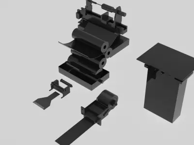 machine printer part 3D model