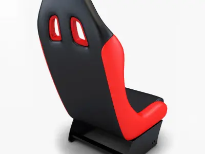 Car Racing Seat v 1 3D model