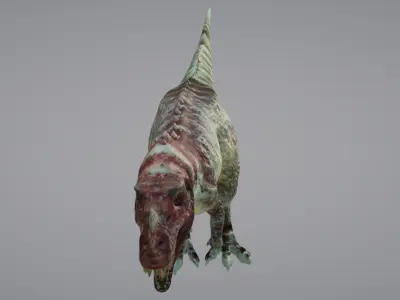 Ceratosaurus t-rex dinosaur 3D model