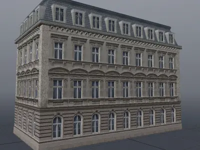 European building 01 3D model