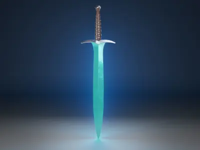 Biblo sword 3D model