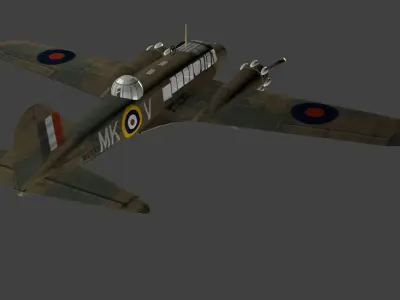 Avro Anson 3D model