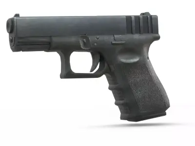 Glock 19 3D Model Fully Detailed and Game Ready Low-poly 3D model