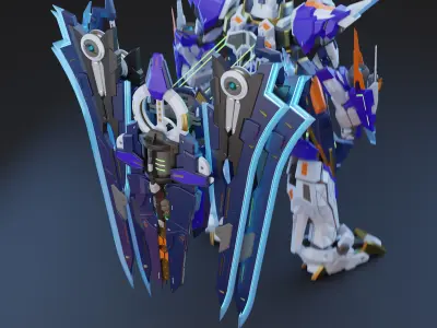 XC01 - Original Mecha Design 3D model