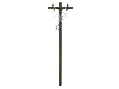 Utility Pole 3D model order