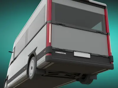 EV Prototype 1 Minibus 3D model
