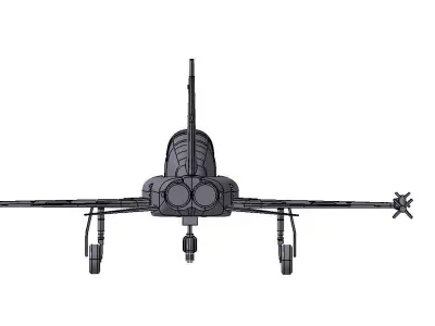 F5 Northrop scaled 3D print model