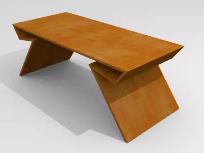 Modern table Free 3D model