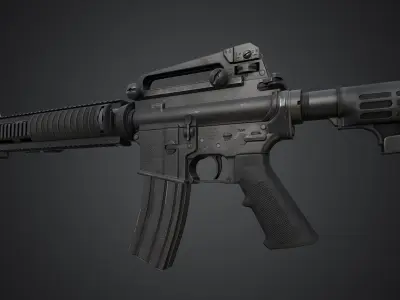 M16A4 Rifle 3D model buy
